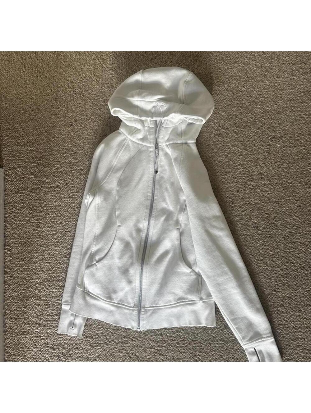 Lululemon White Scuba Full zip
